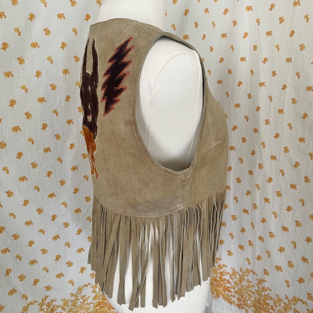 70s Fringe Western Upcycled Dire Wolf Piece – One of a Kind Grateful Dead - Picture 11 of 16